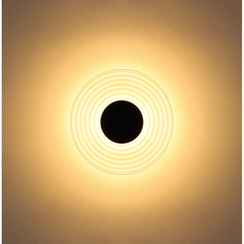 Lampe murale dorée Janell Noir Globo 9007371578412