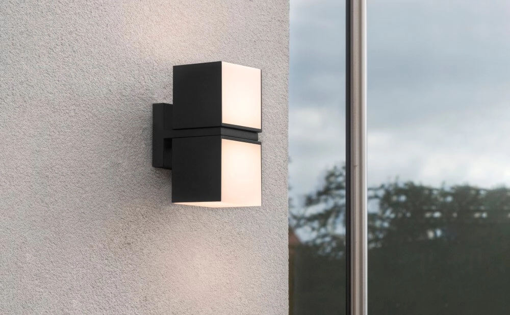 Applique design noire Cuba prix point rouge Lutec 6939412011561