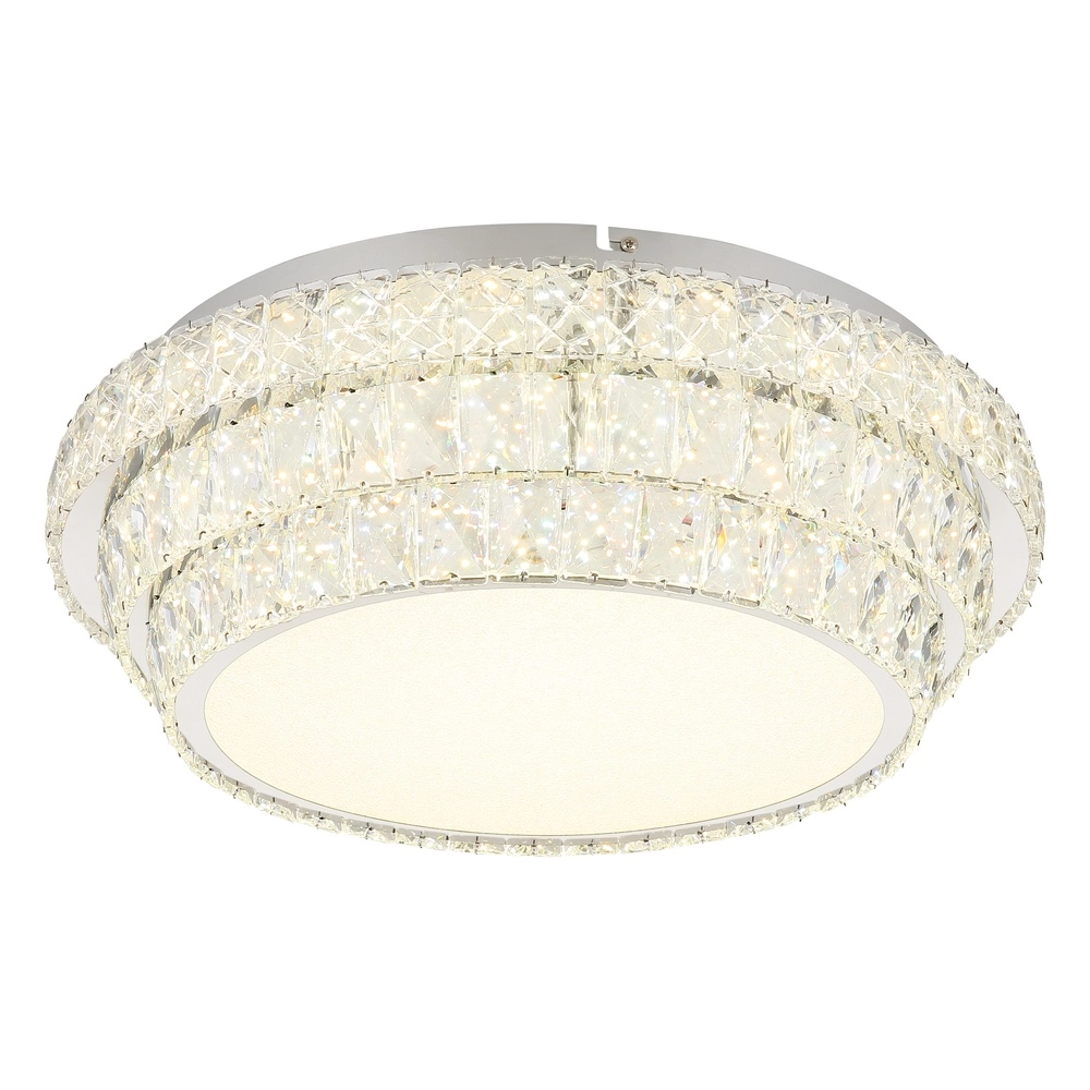 Lampe de plafond Klara Ø 50cm chromé
