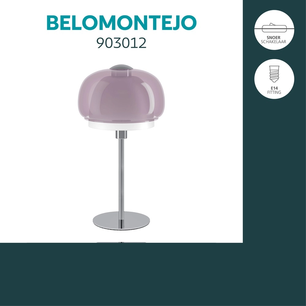 Lampe de table de conception Belomontejo Chrome Eglo 9008606405121