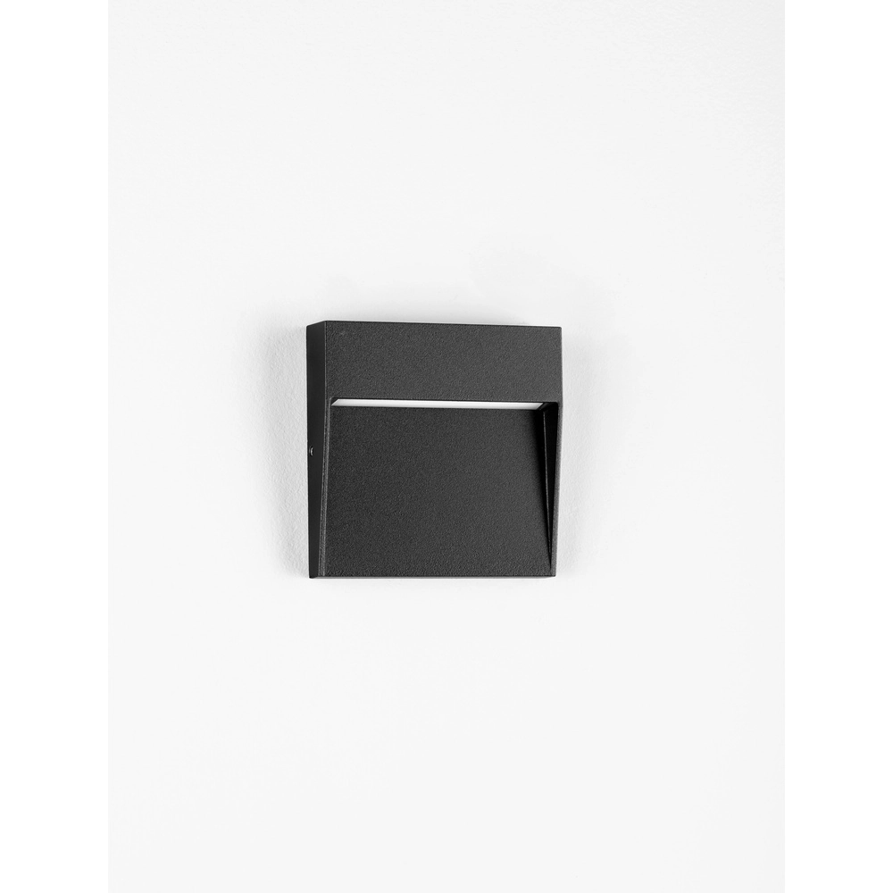 Applique murale carrée Toby Design noir Lyora 5212017453570