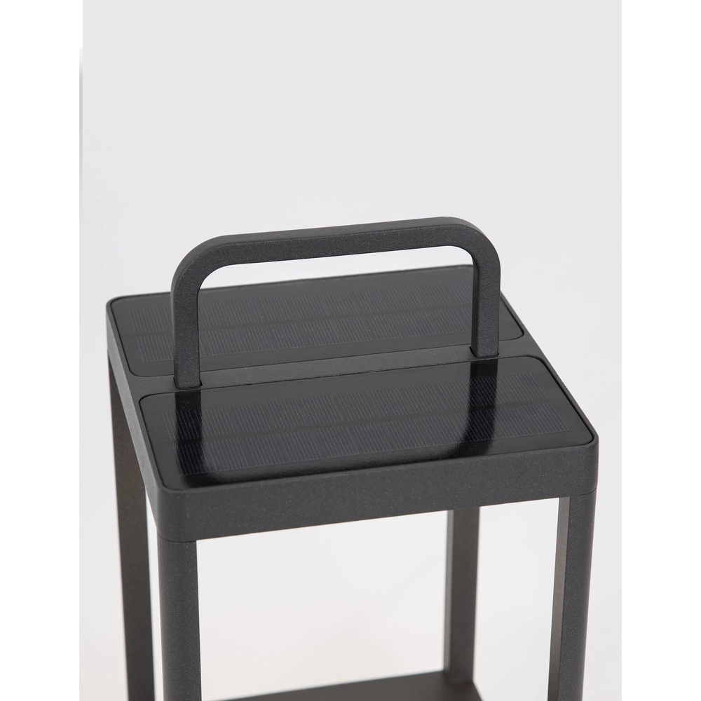 Lampe de table solaire Bali 35cm anthracite Lyora 5212017428653