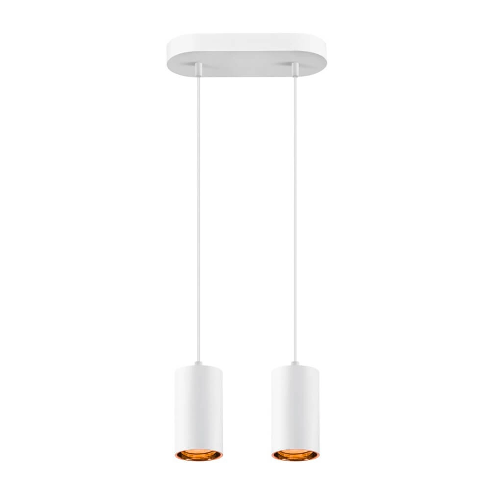 Lampe suspendue Asto Tube blanc 2x GU10 SLV 4024163266062