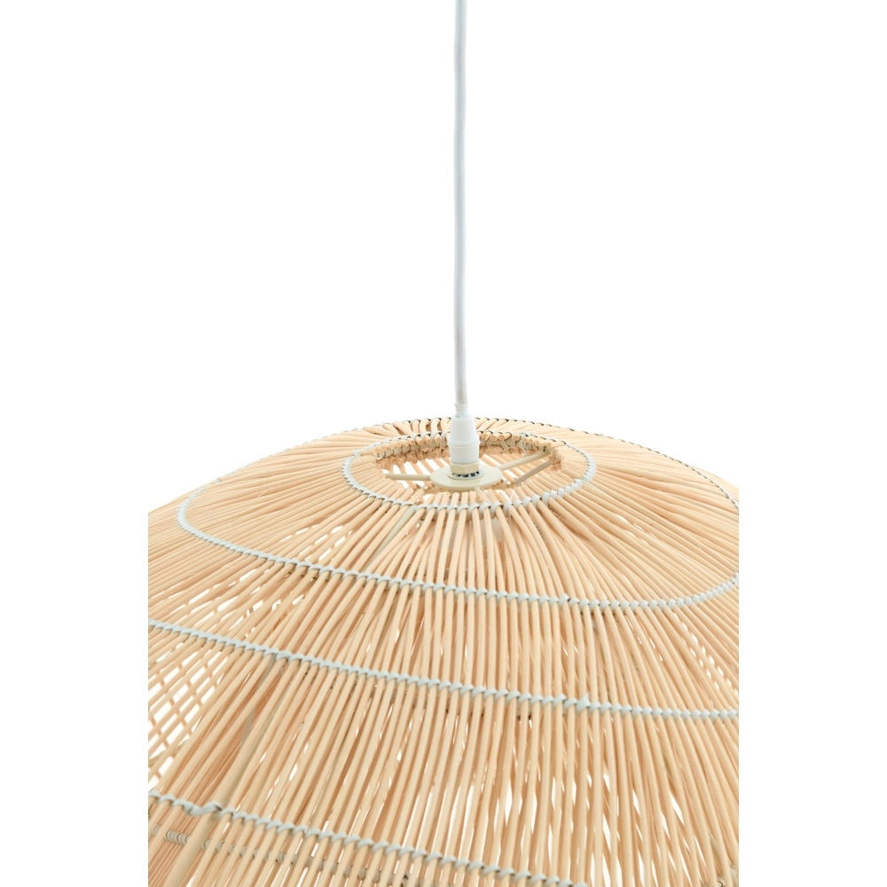 Lampe pendante en rotin Janzur Ø 65cm - brun naturel Light & Living 8717807760533