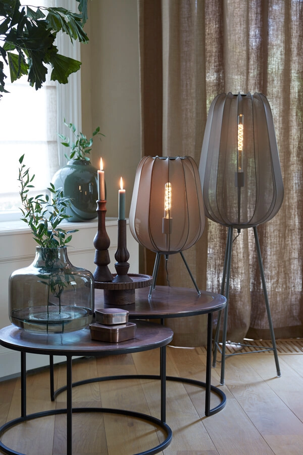 Lampadaire bohème Plumeria vert Ø 42cm Light & Living 8717807651312