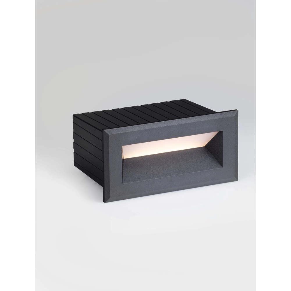 Luminaire encastré design Vivion noir Lyora 5212017453655