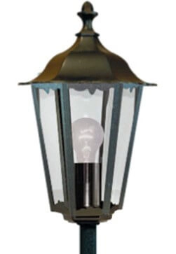 Lanterne classique Alex noir Searchlight 5013874158130