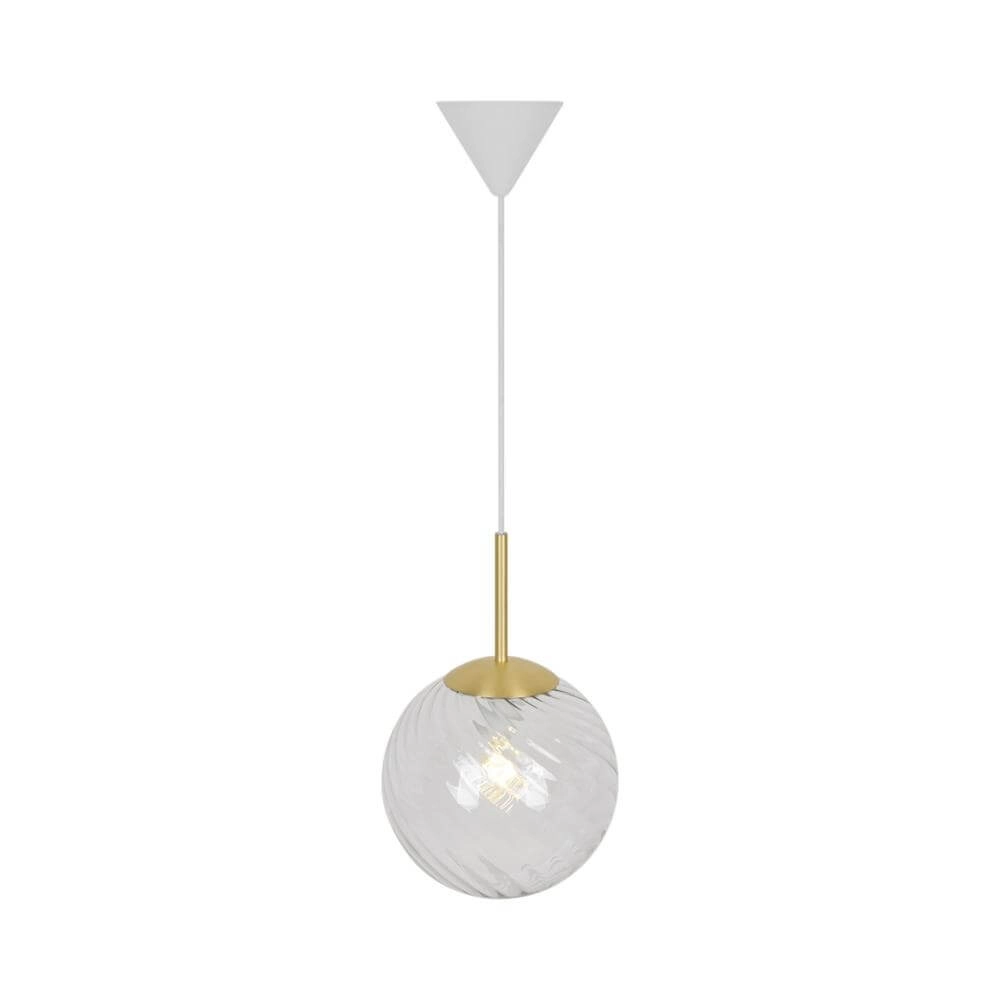 Suspension en verre Chisell laiton Ø 25cm Nordlux 5704924015656