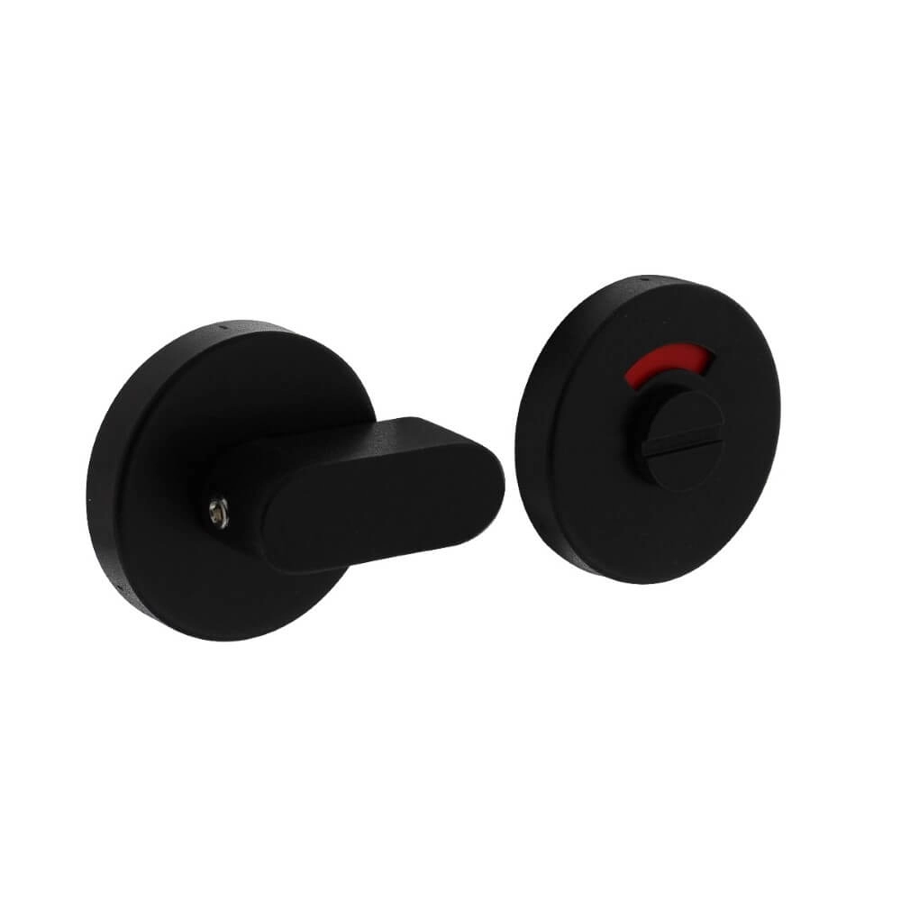 Fermeture des toilettes Tira Bouton confort noir