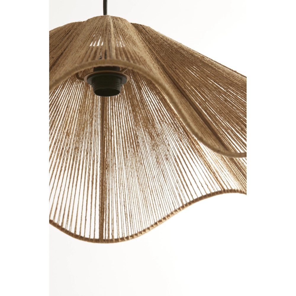 Lampe pendante en rotin Fodara Ø 60 cm marron Light & Living 8717807702090
