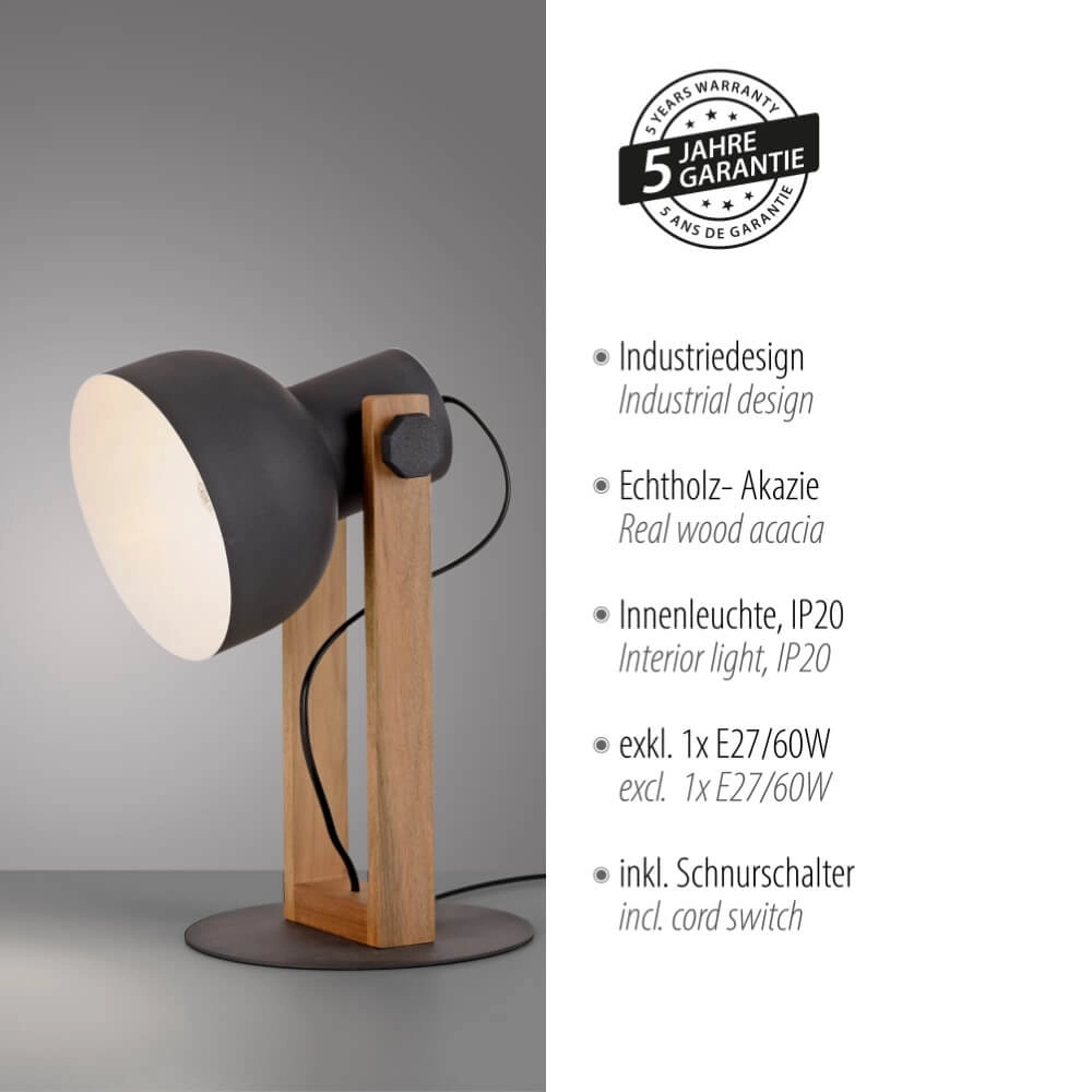 Lampe de table Cup 2.0 1 lumière Just Light 4043689000691