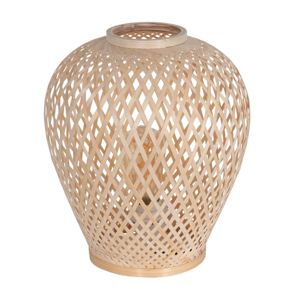 Lampe de table en bambou Maze Ø 30 cm Steinhauer 8712746147230