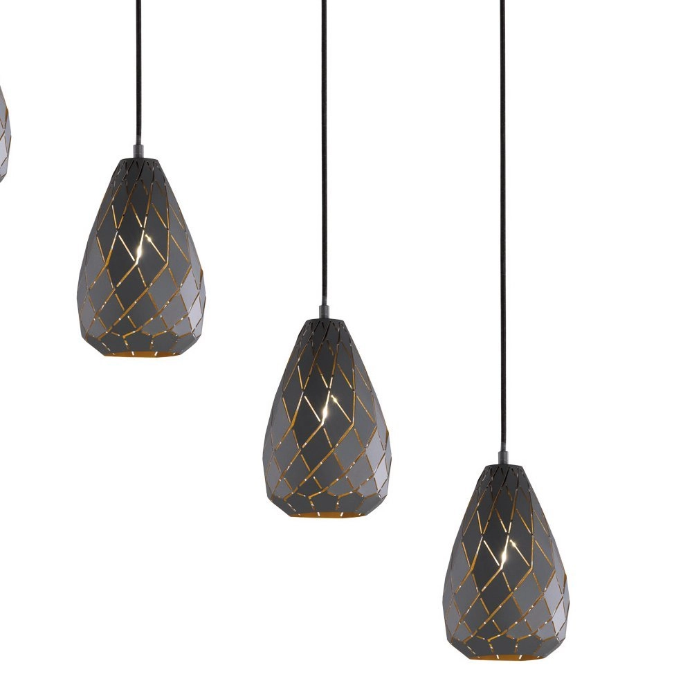 Lampe suspendue salle à manger Onyx Trio 4017807390353