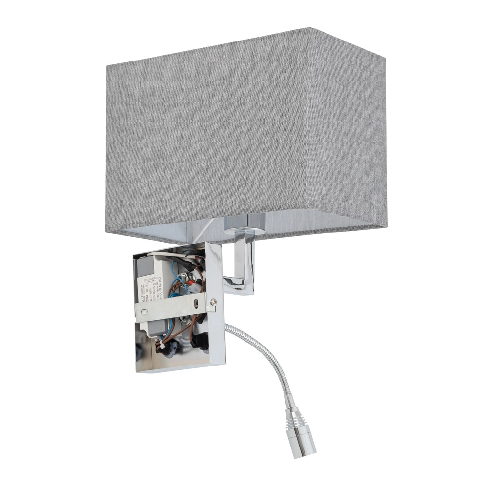 Lampe de chevet Hotel Mood Led 26 cm gris Lyora 5903139117937