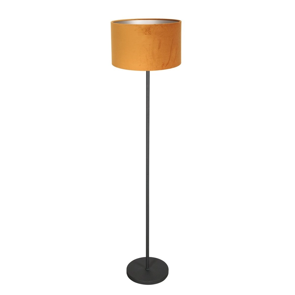 Lampadaire noir Noor avec capuchon doré Steinhauer 8712746182361