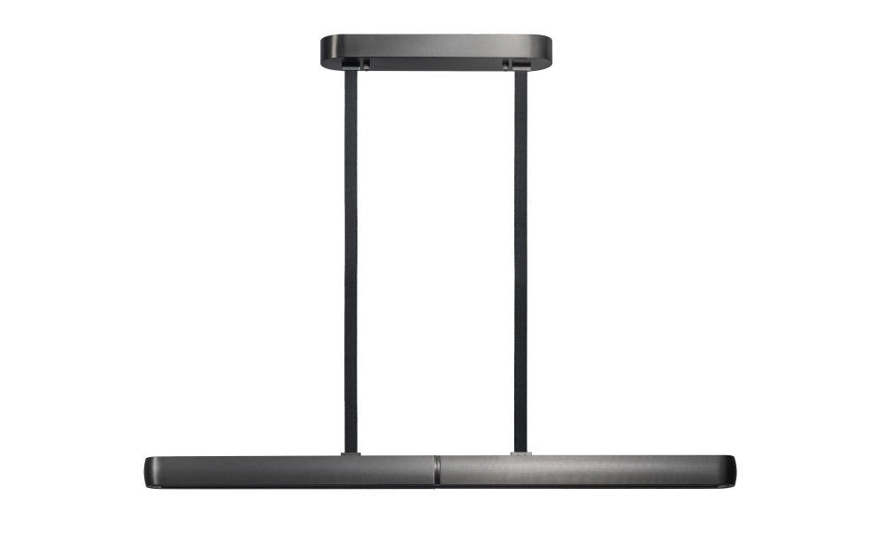 Lampe suspendue réglable Bella 120-180 cm de large - champagne