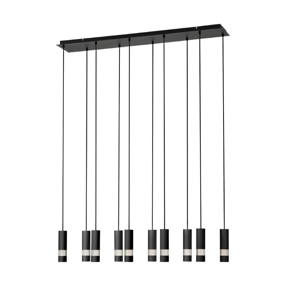 Lampe à suspension rectangulaire Bernabeta 10 lumières Lampe à suspension rectangulaire Bernabeta 10 lumières