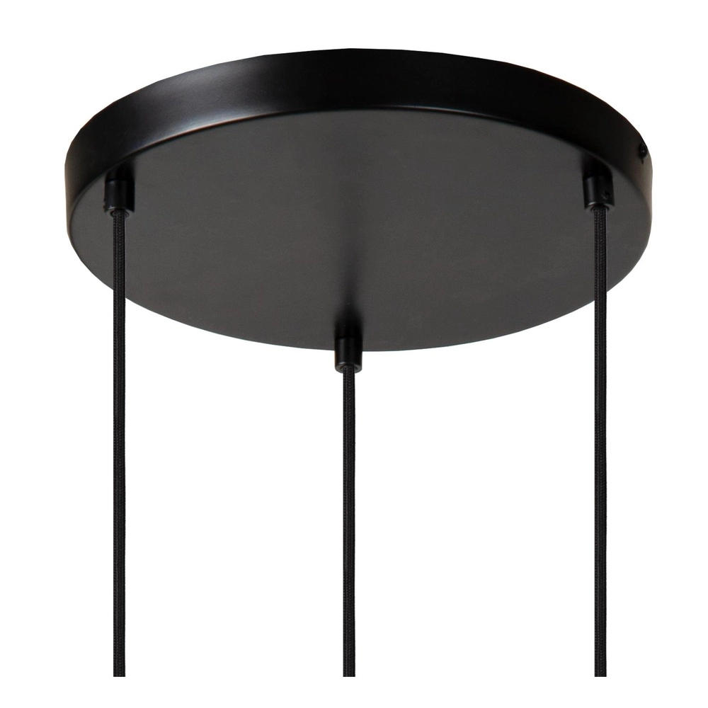Lampe suspendue Marius Noir à 3 lumières Lucide 5411212452238