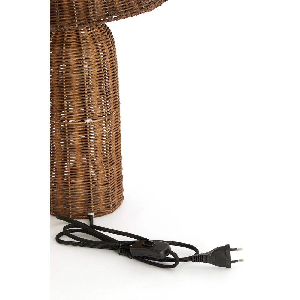 Lampe de table en rotin Mandor Ø 28,5cm - rotin naturel Light & Living 8717807820619