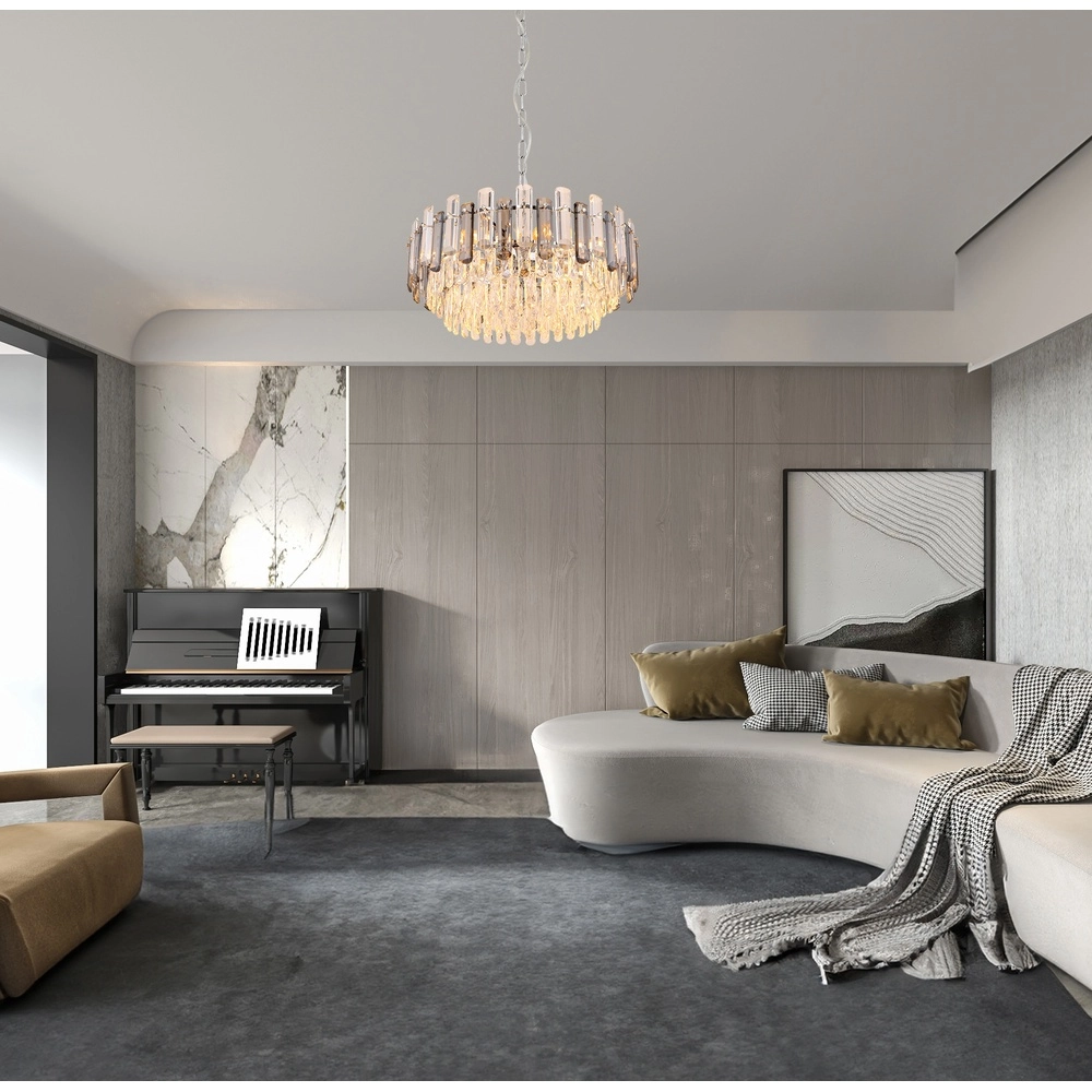 Chandelier Orgina Chrome avec cristal Globo 9007371487141