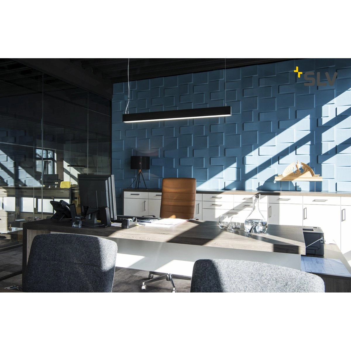 Lampe suspendue de bureau Glenos 3000K SLV 4024163196949