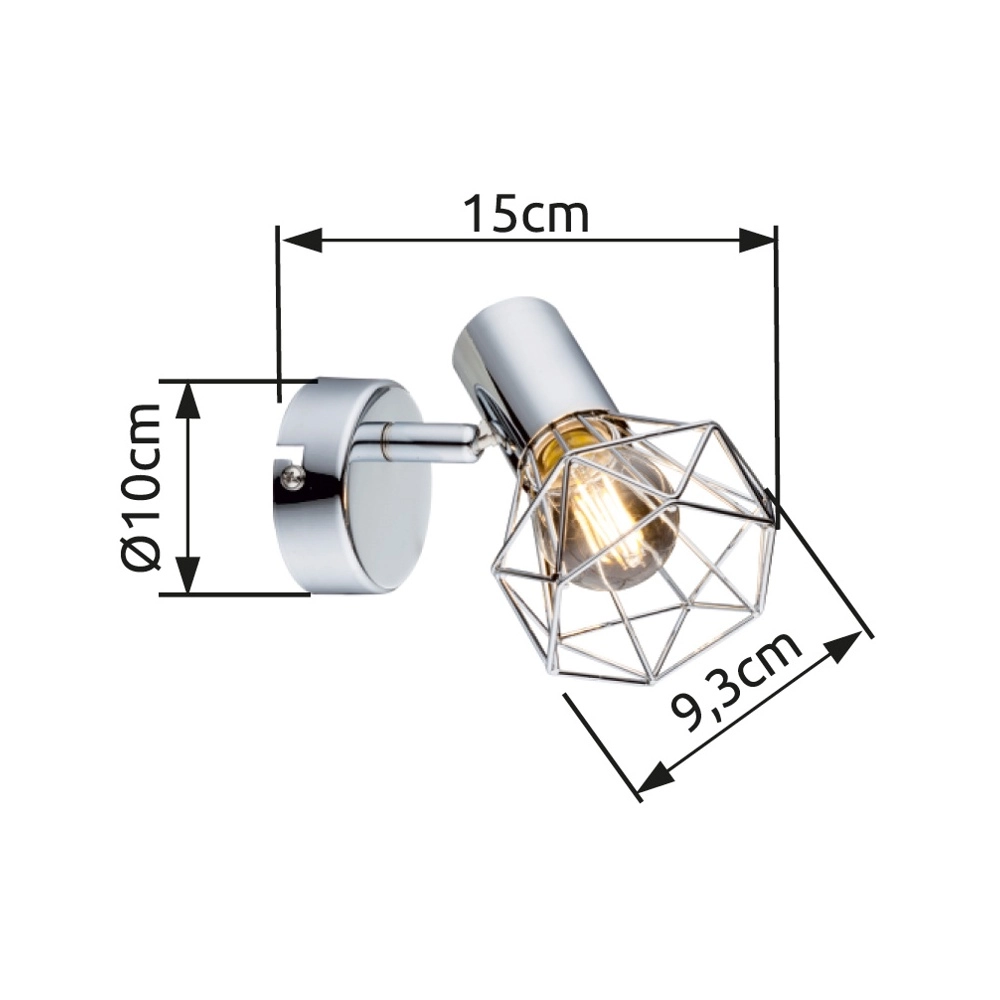 Lampe murale Xara I Chrome Globo 9007371325290