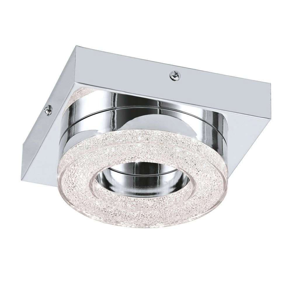 LED plafonnier Fradelo 12 cm chromé
