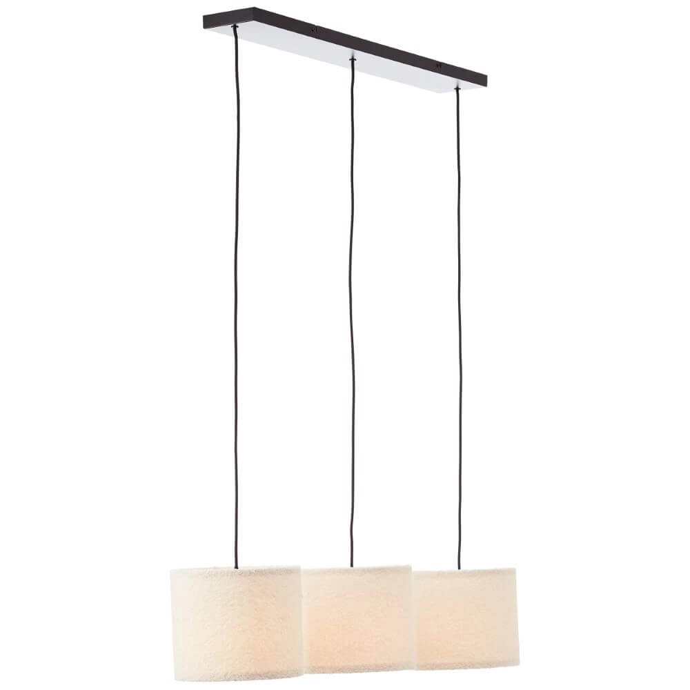 Lampe à suspension crème Teddy Ø45cm Brilliant 4004353447273
