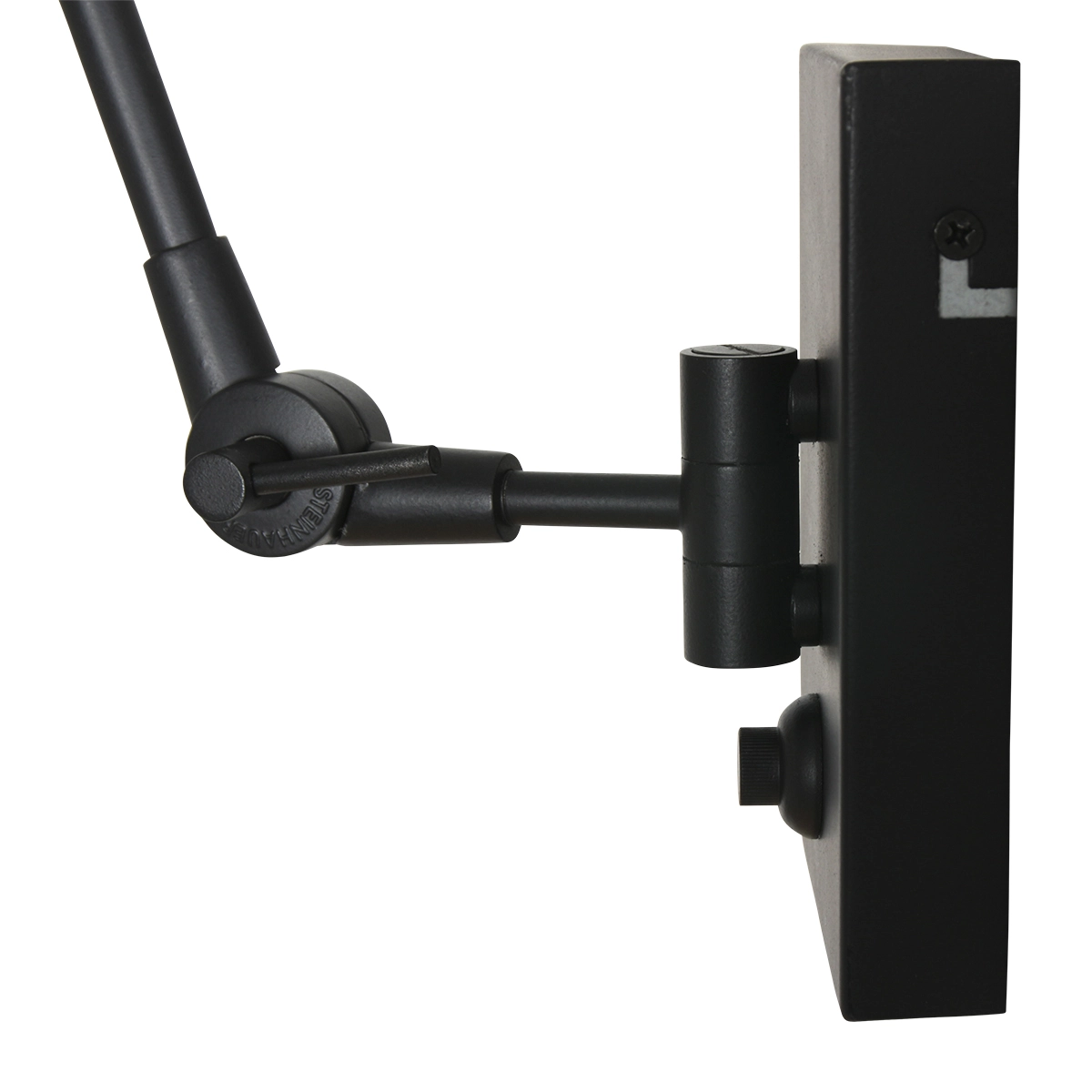 Lampe de table orientable Prestige Chic 50 cm taupe avec du noir Steinhauer 8712746146585