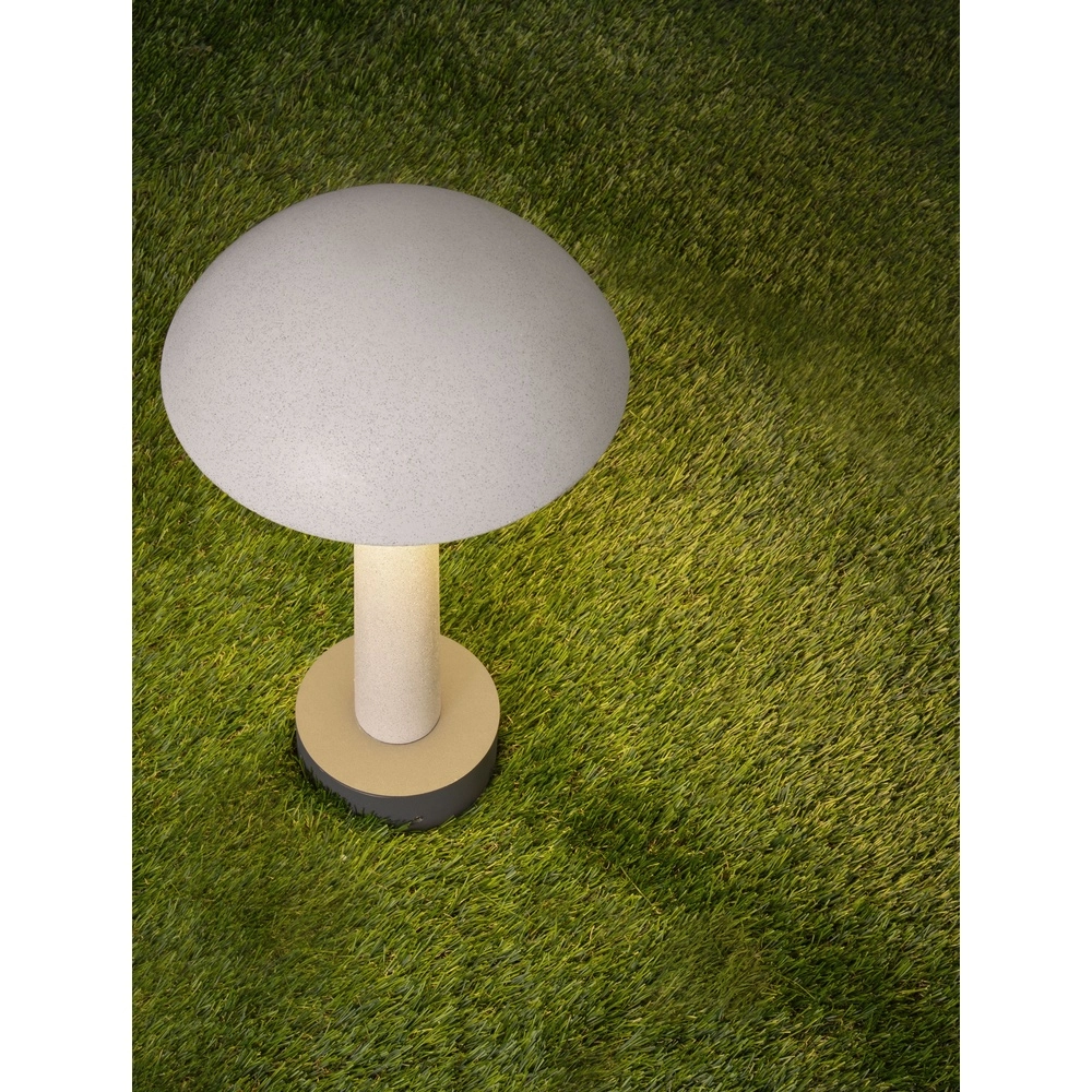 Lampe de jardin ronde Tura blanc 35cm Lyora 5212017471536