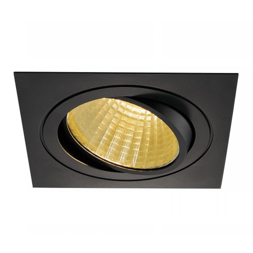 Spot encastré LED New Tria DL Set Square 18 cm 2700K - noir
