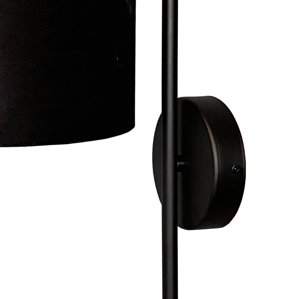 Applique noire Venus avec abat-jour noir Masterlight 8718121251172