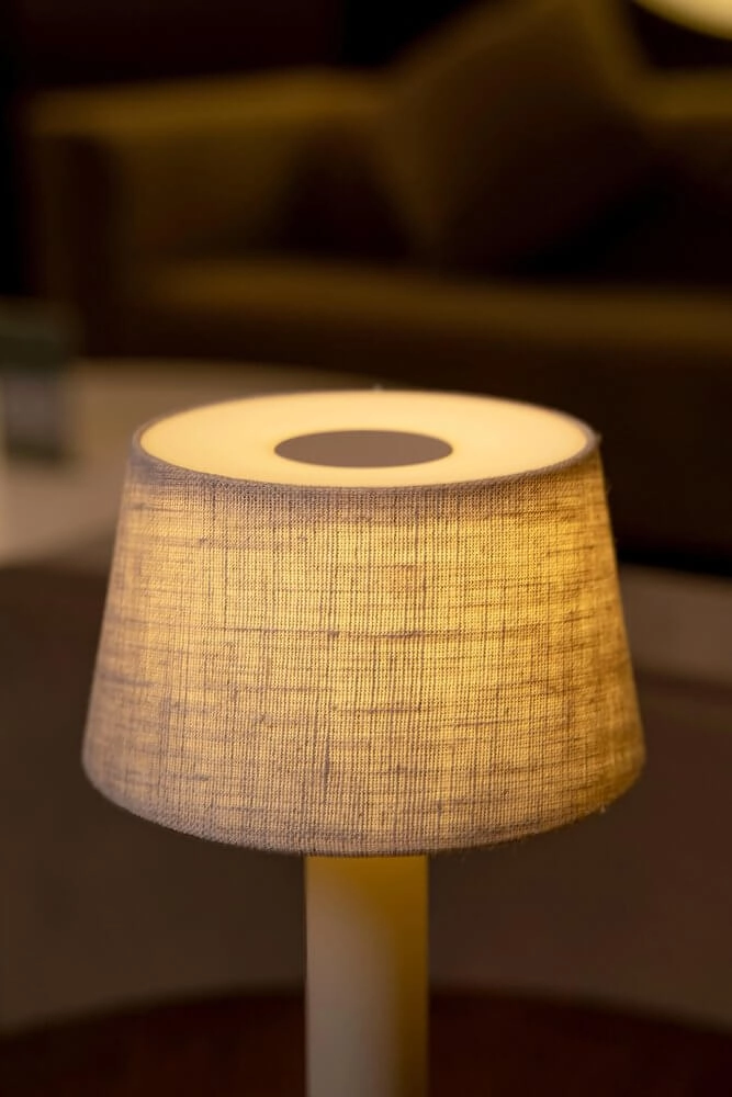 Lampe de table rechargeable Two Beige linnen Humble 7446023312363