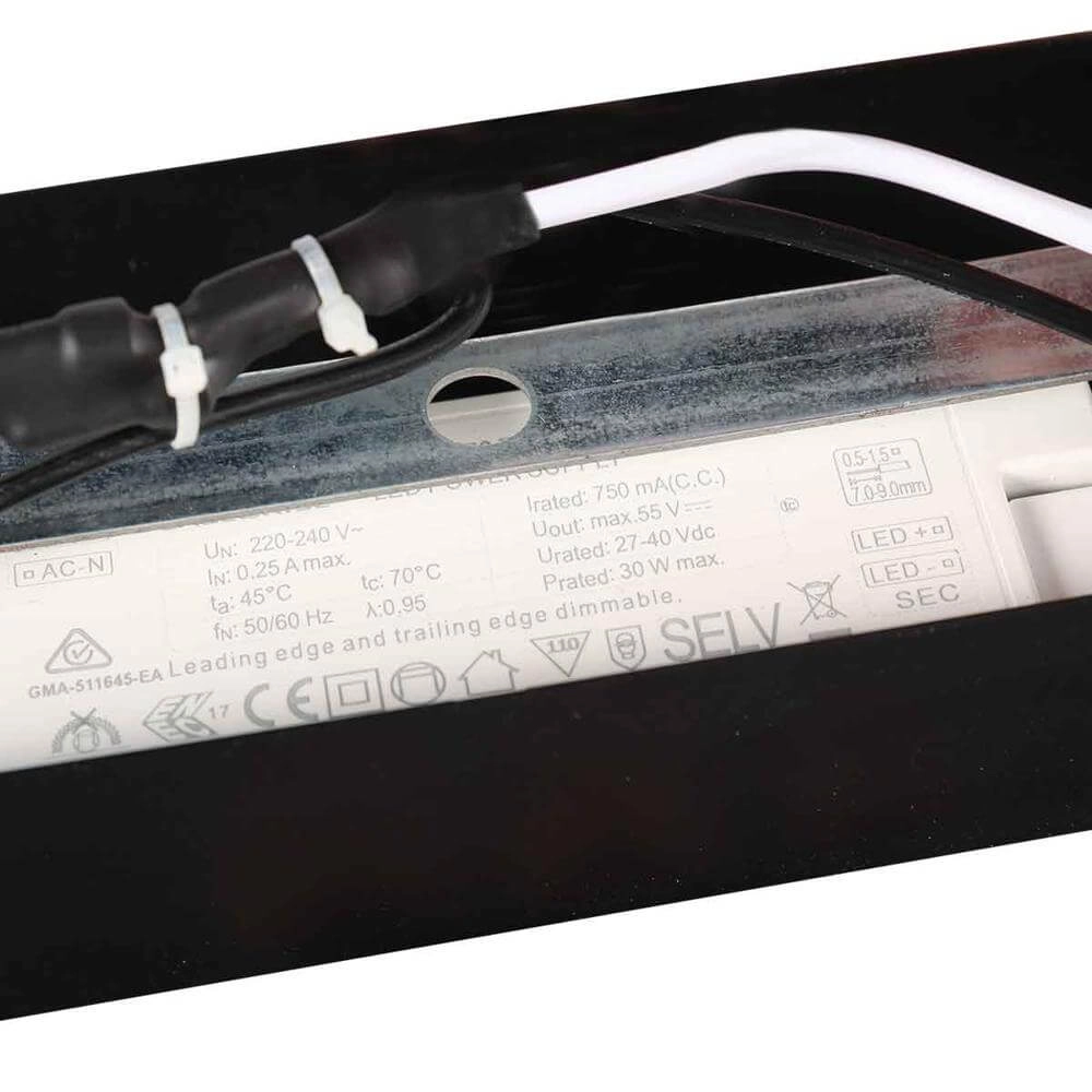 Suspension 6 lumières Marcadore noir droit Steinhauer 8712746176643