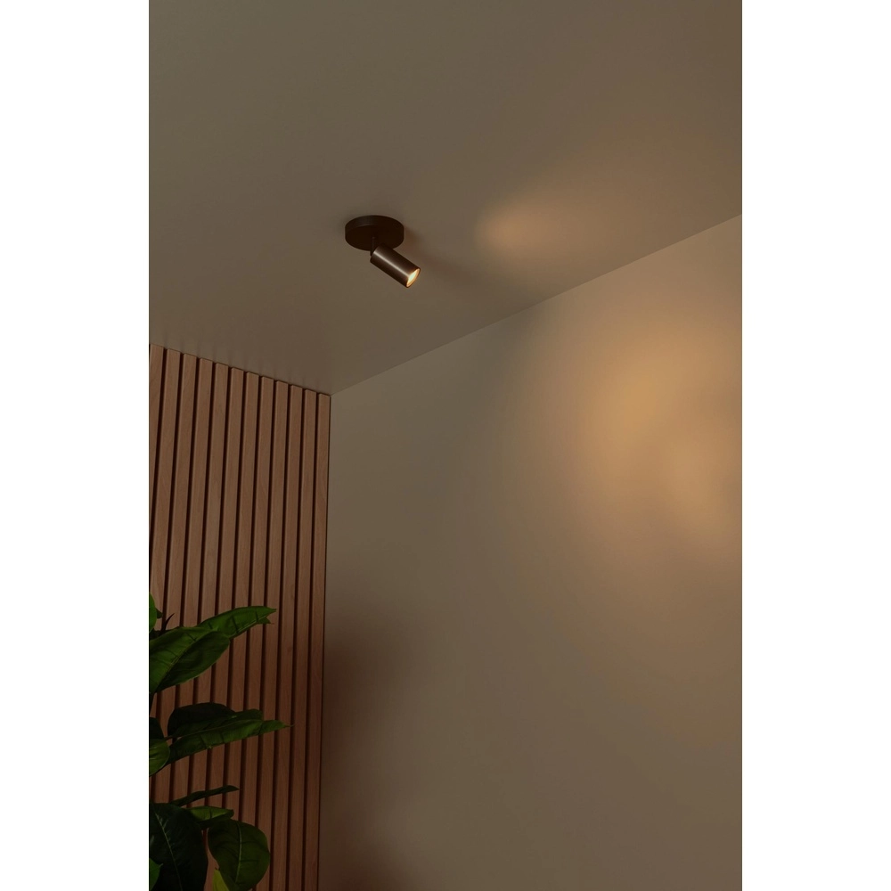 Projecteur de plafond Ritmo Mini GU10 café brun Lucide 5411212093967