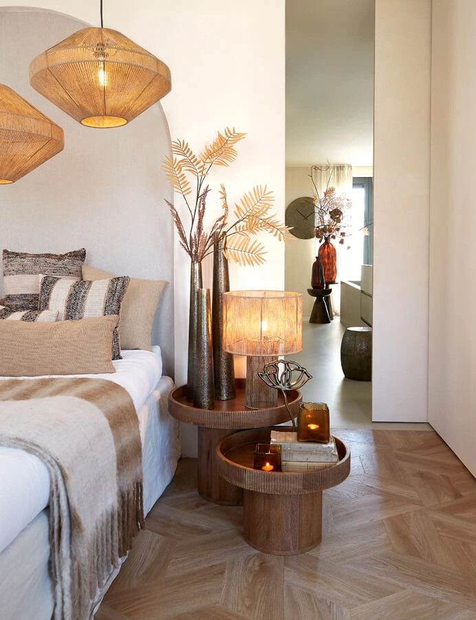 Suspension en rotin Mallow Ø 50cm Light & Living 8717807676254