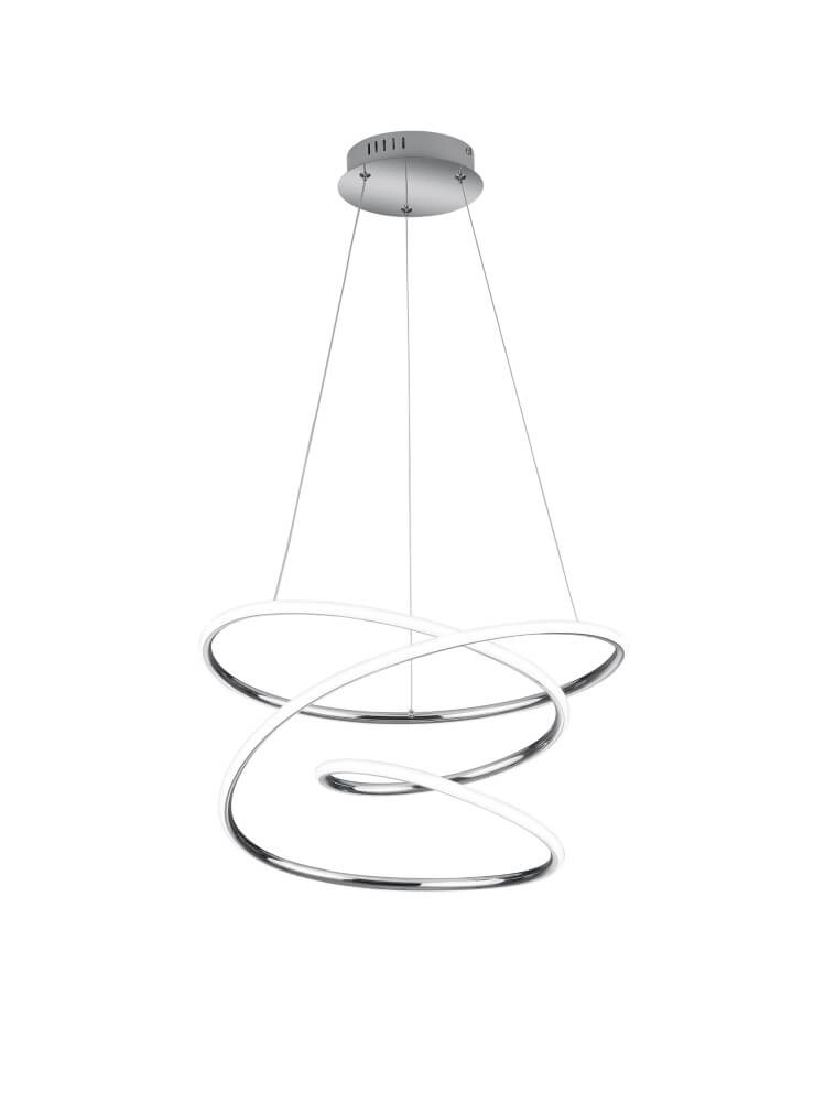 Lampe suspendue LED Bologna chrome