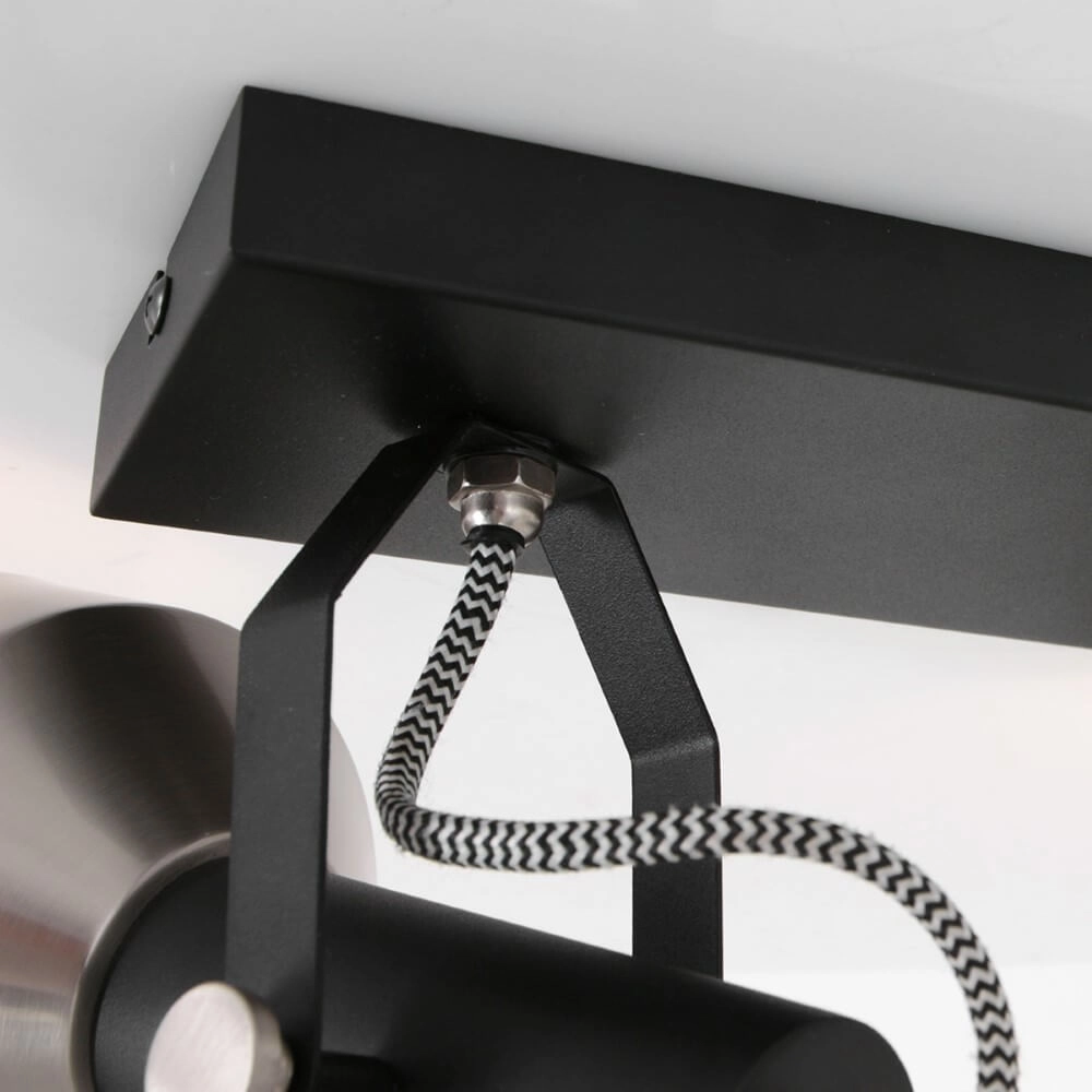 Plafonnier double Acier Steinhauer 8712746151459