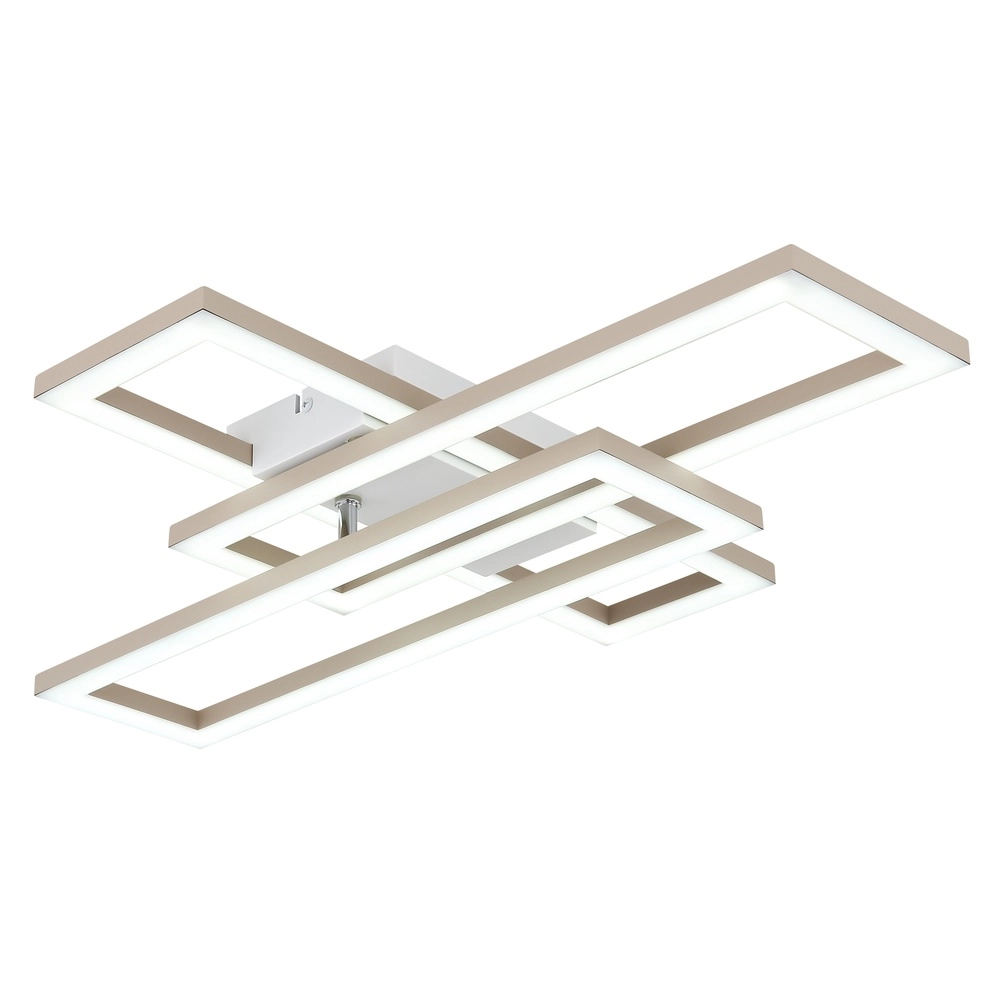 Plafonnier moderne Wilton brun sable 40cm Globo 9007371575800