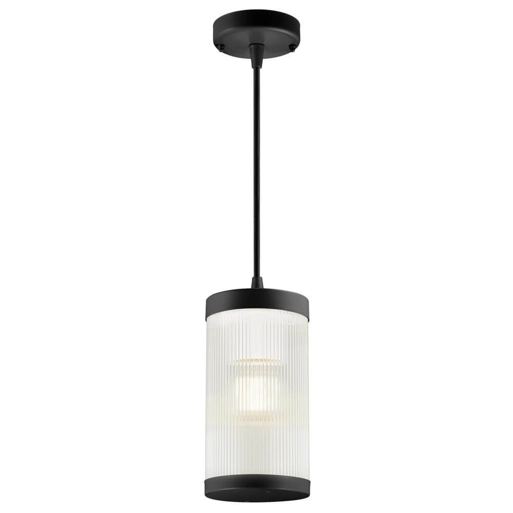 Suspension en verre Coupar noir