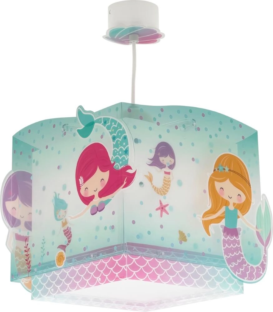 Lampe suspendue chambre d'enfant Mermaids Dalber 8420406634421