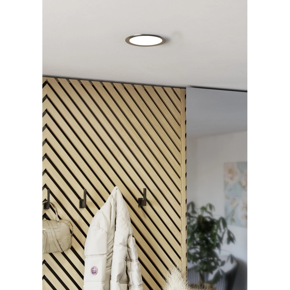 Lampe encastrée Fueva 6 rond - acier inoxydable - Ø 16,8 cm Eglo 9008606330850