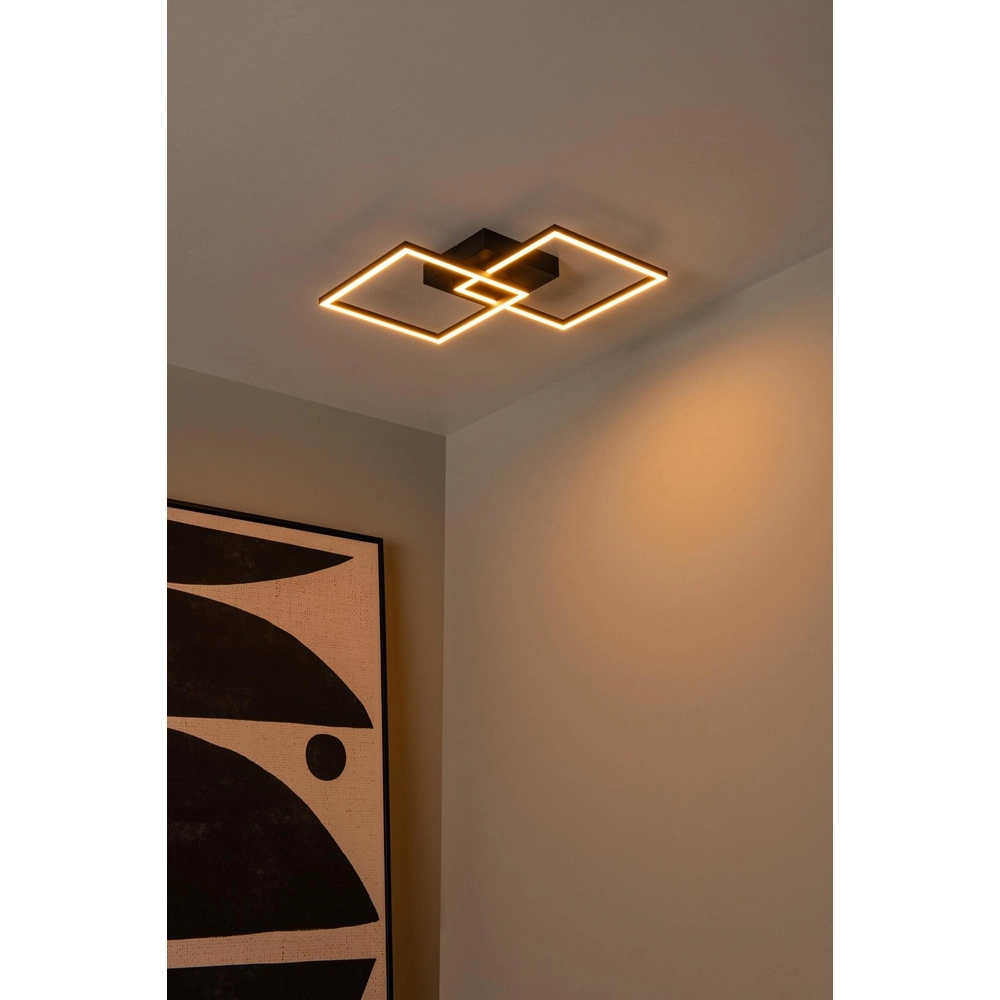Lampe de plafond à design Arianne Noir Lucide 5411212530899