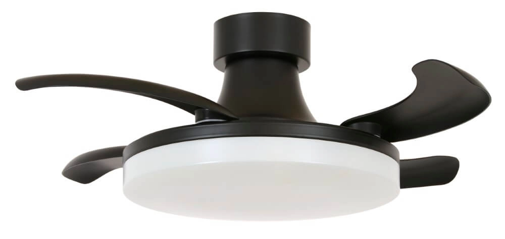 Ventilateur de plafond noir Fanway Orbit Ø 91,5 cm