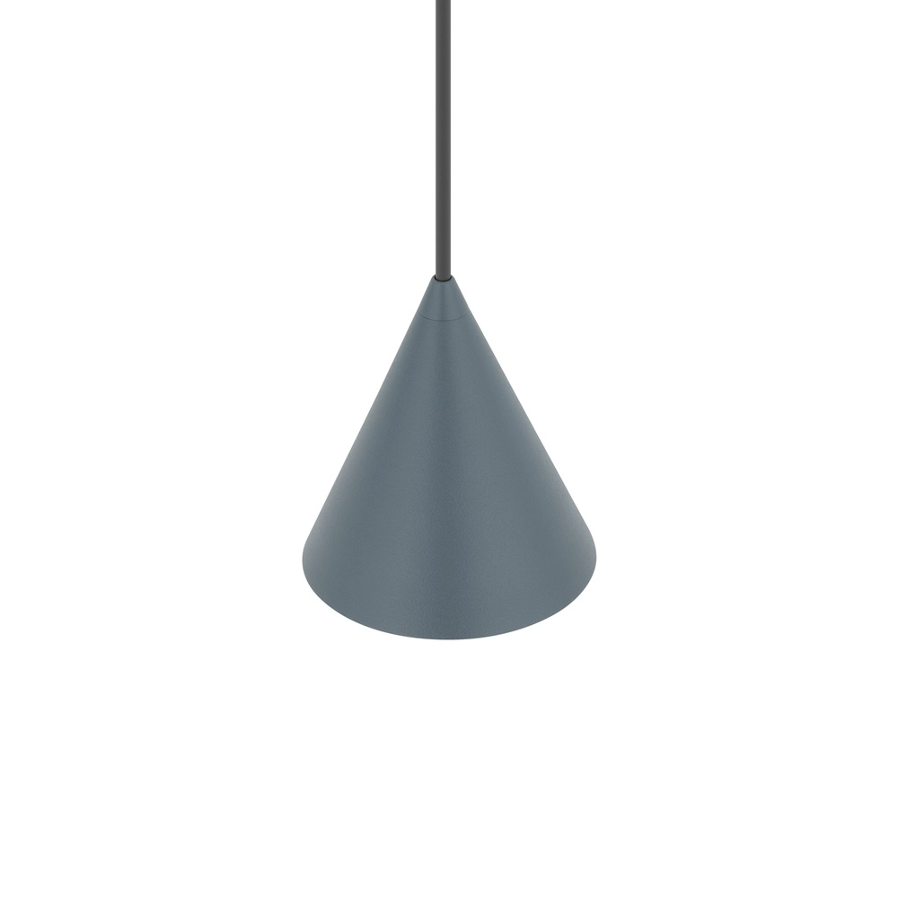 Lampe pendante de conception Zenith bleu umbra Ø 11cm Lyora 5903139114936