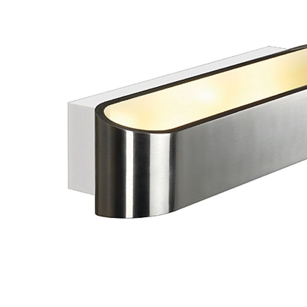 Applique murale LED Asso 300 2x5w - 3000K - 30cm gris métal SLV 4024163142243