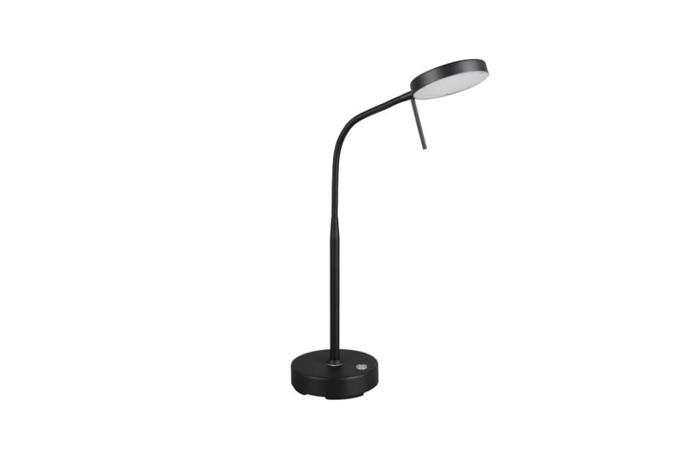 Lampe de bureau noire Moreno rechargeable Trio 4017807617993