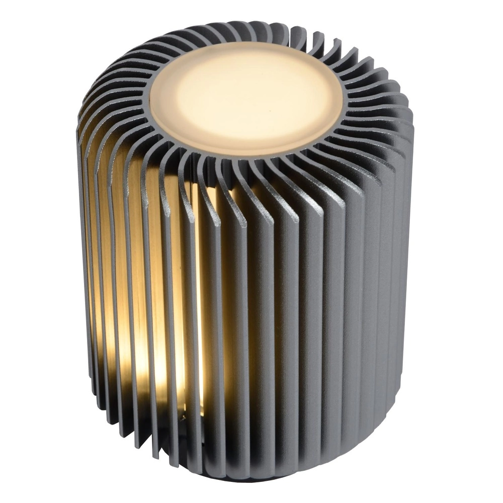 Lampe de table Turbin gris Lucide 5411212262660