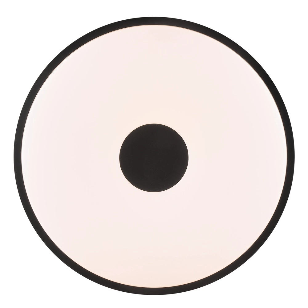 Éclairage de plafond Tavis noir Ø 44,5cm Brilliant 4004353477591
