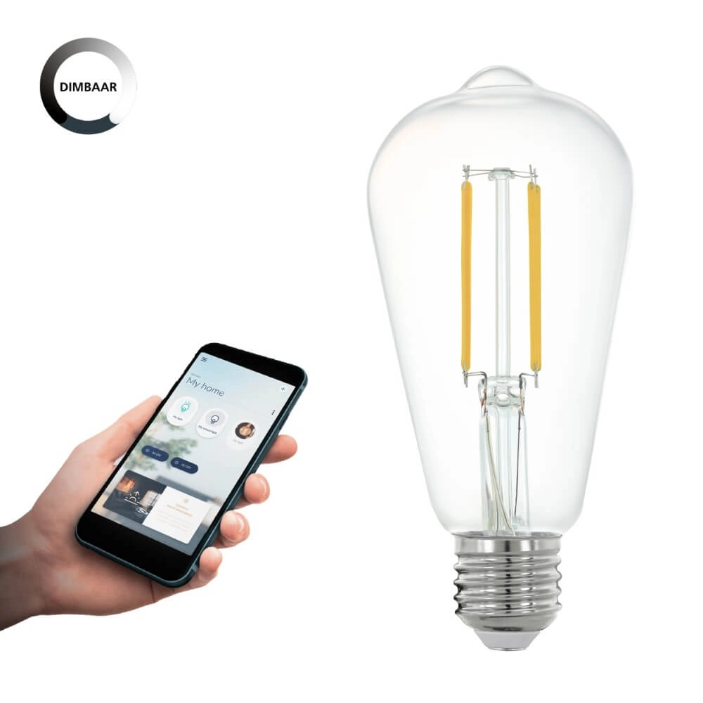 Ampoule de lampe LED Zigbee - E27 - 6 watt - 2700K - ST64 Eglo 9002759122270